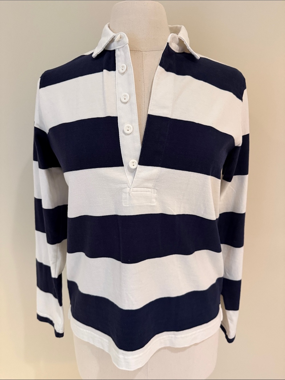 J. Crew Rugby Stripe Shirt size Small